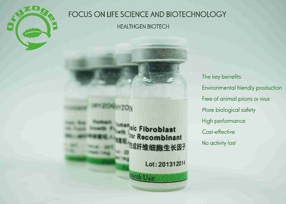 Le facteur de croissance humain de bFGF de pureté plus considérablement que de 95% a lyophilisé avec le stabilisateur de mannitol