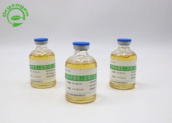 Liquide humain de recombinaison moléculaire d'albumine sérique du poids 65 KD dans la thérapie cellulaire