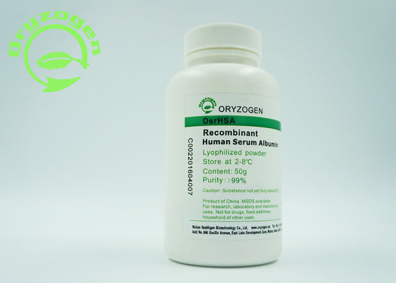 L'albumine humaine de recombinaison de CAS 70024-90-7 A à moins de l'endotoxine 0.125EU/Mg