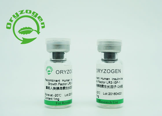 Pureté lyophilisée par R3 de l'origine IGF 1 de recombinaison longue plus considérablement que 90% de levure pour le milieu sans sérum