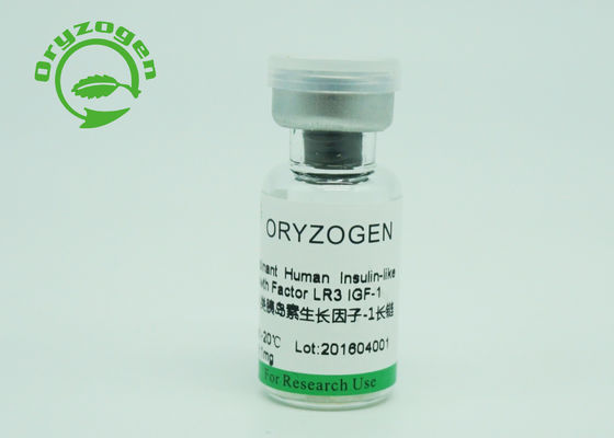 Bioactivité des unités R3 1 X10^6/magnésium de l'écurie IGF 1 de recombinaison de pureté plus considérablement que de 90% longue