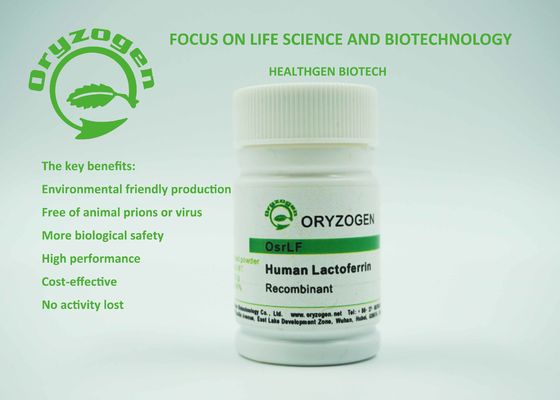 Réactifs biologiques de protéine de recombinaison humaine de lactoferrine d'OsrhLF pour des Biopharmaceuticals