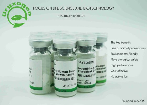 Le facteur de croissance blanc de bFGF a lyophilisé l'ingrédient moyen 17KD de culture cellulaire mammifère de poudre
