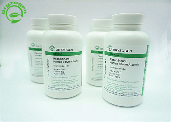Albumine humaine de recombinaison sativa d'Oryza pour des diagnostics CAS No .70024 90 7