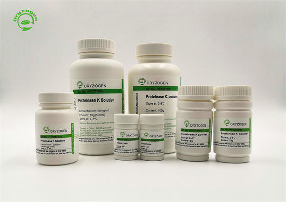 Haute poudre de la protéinase K de bioactivité pour la purification d'ADN et d'ARN