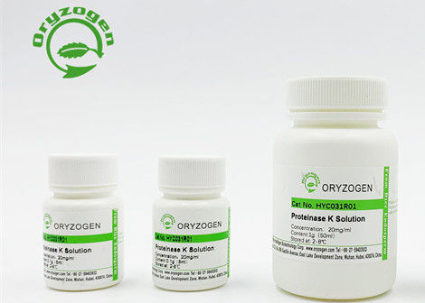 réactif de laboratoire de haute qualité de recombinaison de la protéinase K de paquet de 1g 10g 50g 100g