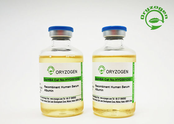 Albumine sérique humaine de recombinaison de catégorie d'excipient 50mL liquide avec la concentration de 20%